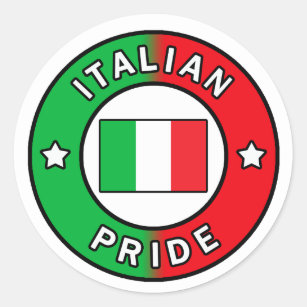 Autocollant italien de fierté