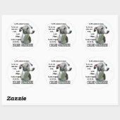 Autocollant italien Greyhound FAQ (Feuille)