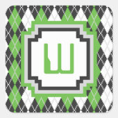 Autocollant Jacquard rétrogradé (Devant)