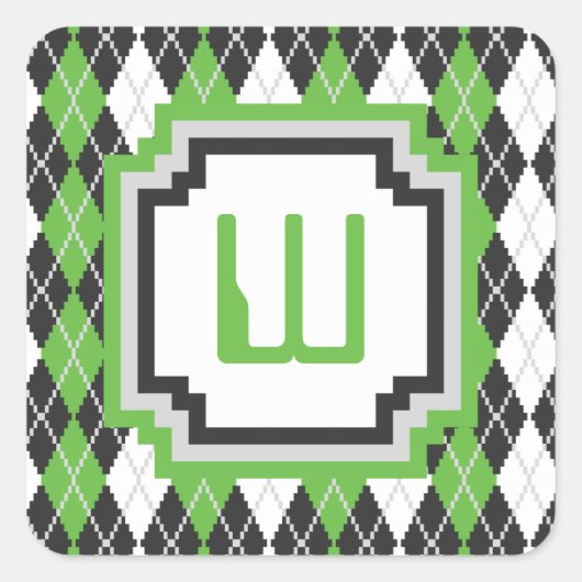 Autocollant Jacquard rétrogradé (Devant)