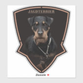 Autocollant Jagdterrier (Feuille)