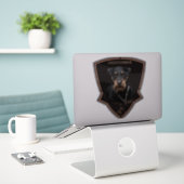 Autocollant Jagdterrier (Ordinateur portable sur le bureau)