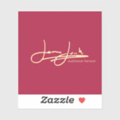 Autocollant James Joseph Vinyl (Feuille)