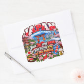 Autocollant Japon (Enveloppe)
