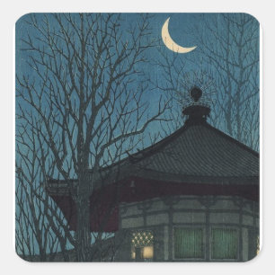 AUTOCOLLANT JAPONAIS DE LUNE