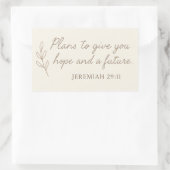Autocollant Jérémie 29:11 (Sac)