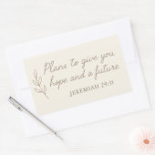 Autocollant Jérémie 29:11 (Enveloppe)