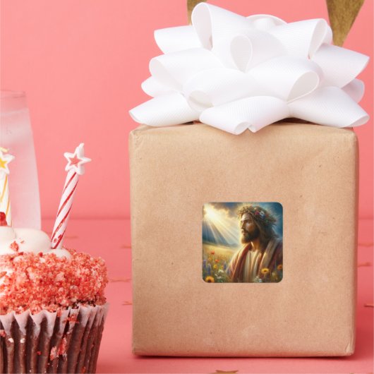 Autocollant Jésus ! (Fête)