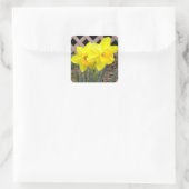 Autocollant jonquille jaune (Sac)