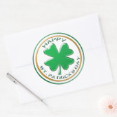 autocollant Jour de la Saint Patrick (Enveloppe)