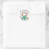 Autocollant Joyeuse Journée Mondiale de l'Enfance (Sac)