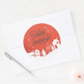 Autocollant Joyeuses Fêtes (Enveloppe)