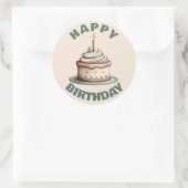 Autocollant Joyeux Anniversaire (Sac)