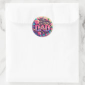 Autocollant Joyeux Anniversaire Papa (Sac)