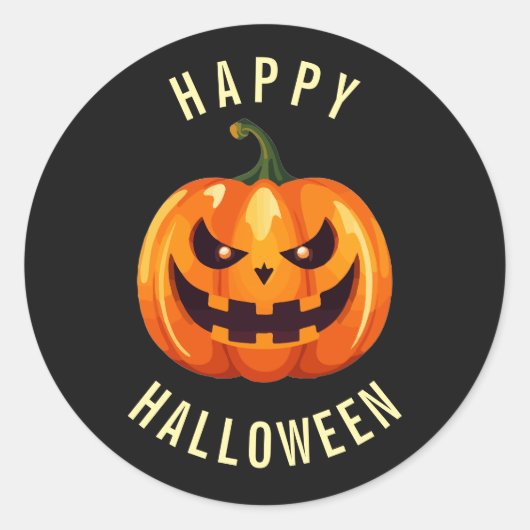 Autocollant Joyeux Halloween (Devant)