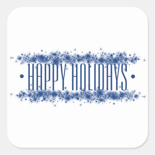 autocollant "Joyeux jours fériés" (Devant)