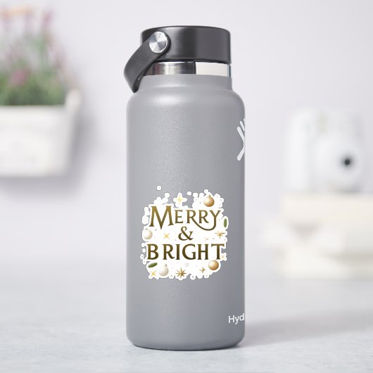 Autocollant Joyeux & Lumineux – Conception de vaca (HydroFlask)