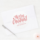 Autocollant Joyeux Noël (Enveloppe)