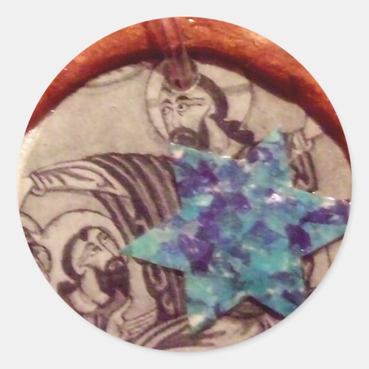 Autocollant juif chrétien musulman Peace4baptism (Devant)