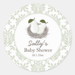 Autocollant jumel de nid de poire