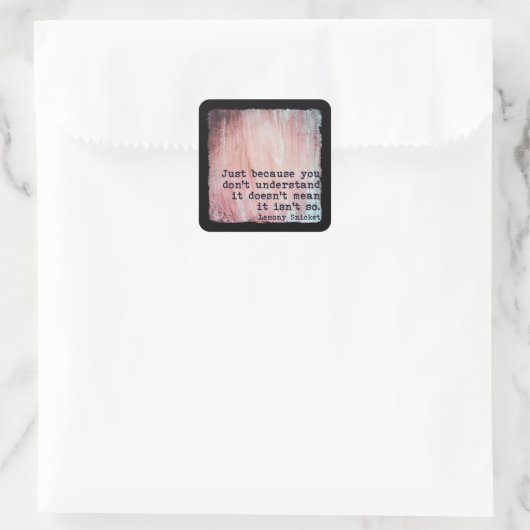 AUTOCOLLANT JUSTE PARCE QUE (Sac)