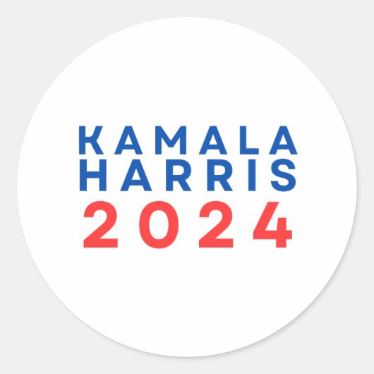 Autocollant Kamala Harris 2024 (Devant)