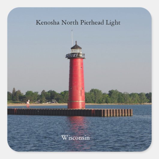 Autocollant Kenosha North Pierhead Light (Devant)