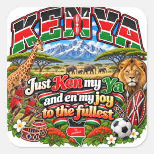 Autocollant Kenya