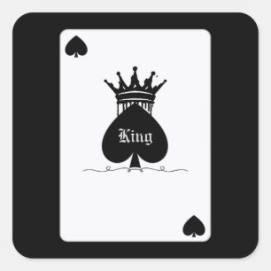 Autocollant King of Spades