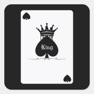 Autocollant King of Spades