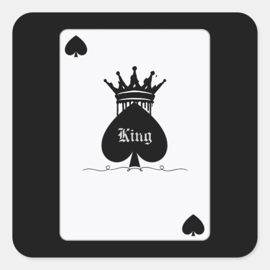 Autocollant King of Spades (Devant)