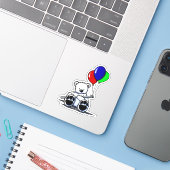 Autocollant KiniArt (Ordinateur portable avec iPhone)