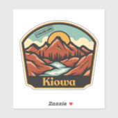 Autocollant Kiowa, Colorado (Feuille)