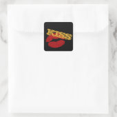 Autocollant KISS, Lèvres Rouges - Amour / fête per (Sac)