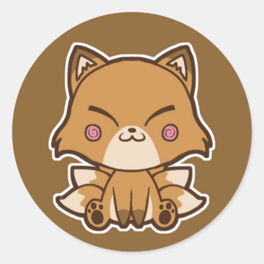 Autocollant Kitsune (Devant)