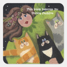 Autocollant Kitty Cat Angel