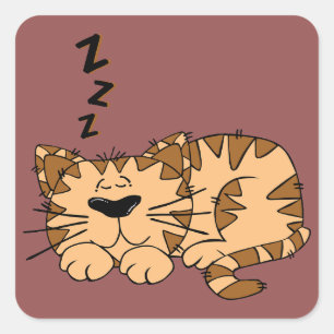 Autocollant Kitty Nap Cat