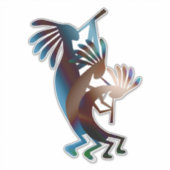 Autocollant Kokopelli Southwest Music 14" (Devant)