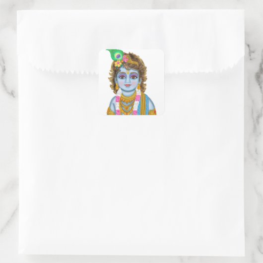 Autocollant Krishna enfant (Sac)