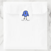 autocollant "la vie est un tweet" (Sac)