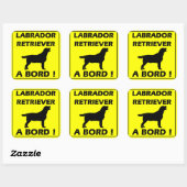Autocollant Labrador (Feuille)