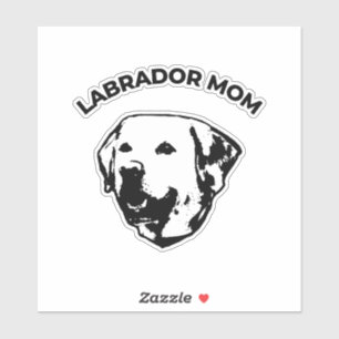 Autocollant Labrador Mom
