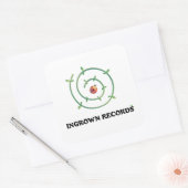 Autocollant Ladybug Ingrown Records Blanc (Enveloppe)