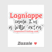 Autocollant Lagniappe (Feuille)