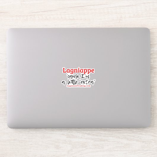 Autocollant Lagniappe (Ordinateur)