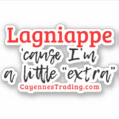 Autocollant Lagniappe (Devant)