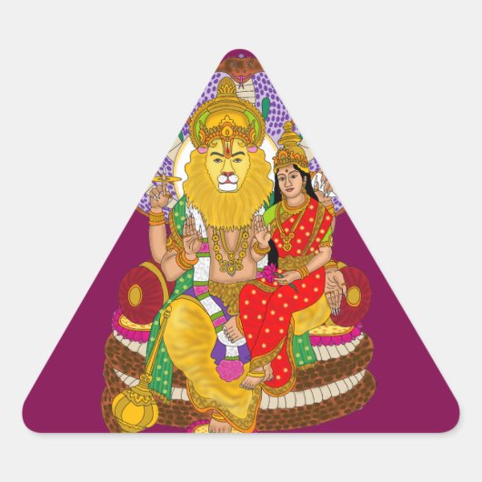 Autocollant Lakshmi Narasimha (Devant)