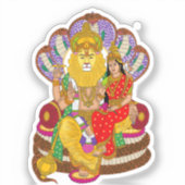 Autocollant Lakshmi Narasimha (Recto)