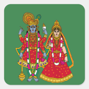 Autocollant Lakshmi Narayan