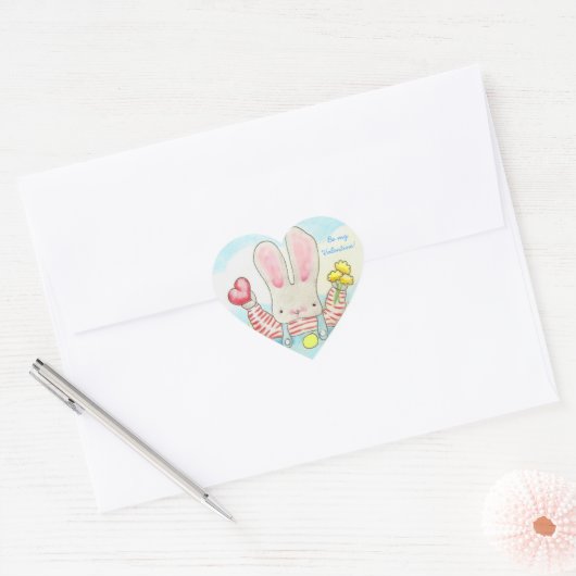 Autocollant lapin de ma chérie (Enveloppe)